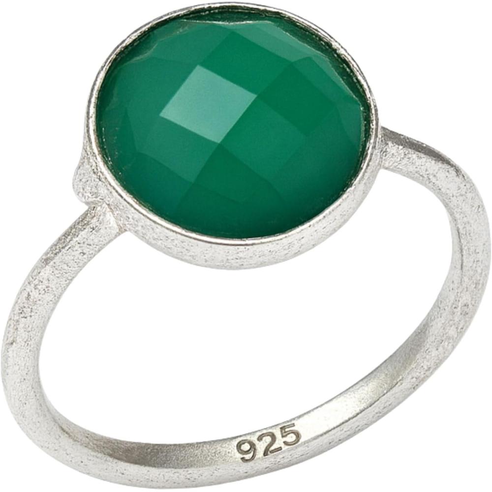 imageGreen Onyx Sterling Silver Ring  Handmade Gemstone Jewelry Gift Ideas for Women