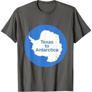 From Texas to Antarctica T-Shirt(Asphalt Grey)