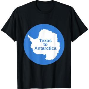 From Texas to Antarctica T-Shirt(Black)