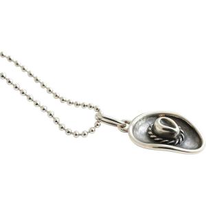 Cowboy Hat Sterling Silver Necklace 18 inches – Handmade Western Southern Jewelry Gift Ideas for Women and Teenagers Girls – Birthday Christmas Mother’s Day Gift – Texas Theme