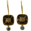 Smoky Quartz and London Blue Topaz